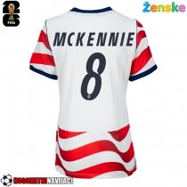 Ženske Nogometnih dresov Združene države Weston McKennie #8 Domači SP 2026 Kratki rokavi